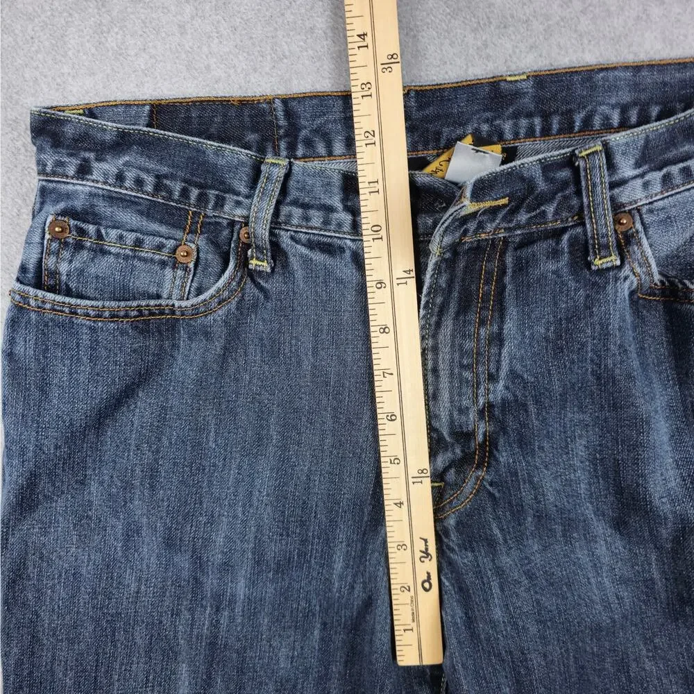 Lucky Brand Mens 36x28 Straight Leg Jeans - Missing Button